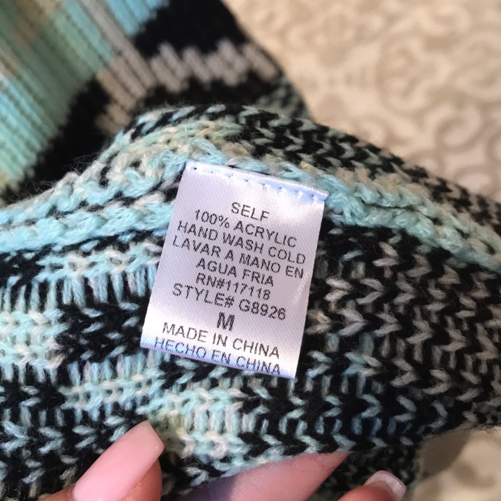 Aztec print sweater cardigan - Picture 3 of 3